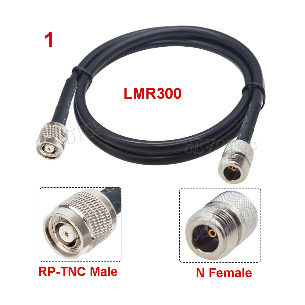 1PCS LMR300 Cable N to TNC Type Male to Male, Male to Female, Female to Female Low Loss RF Coaxial LMR-300 50-5 Jumper 15CM~30M