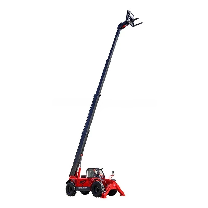 Intelligent 17m Height Telescopic Handler 4.5t Rotary Telehandler Forklift 4WD Rough Terrain Diesel Loader for High Work