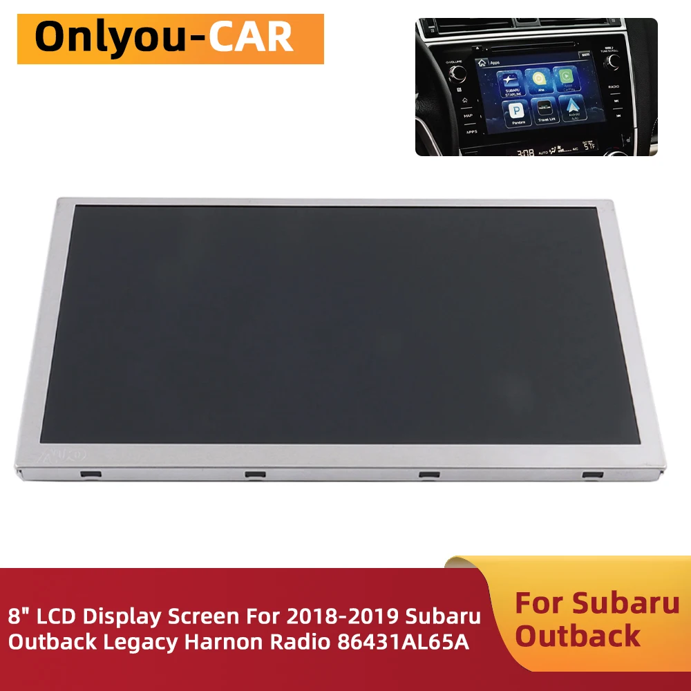 C080VAN02.3 8 inch LCD Screen Replacement Car Radio LCD Display for Subaru Legacy Outback 2018 2019 86431AL65A C080VAN02 3