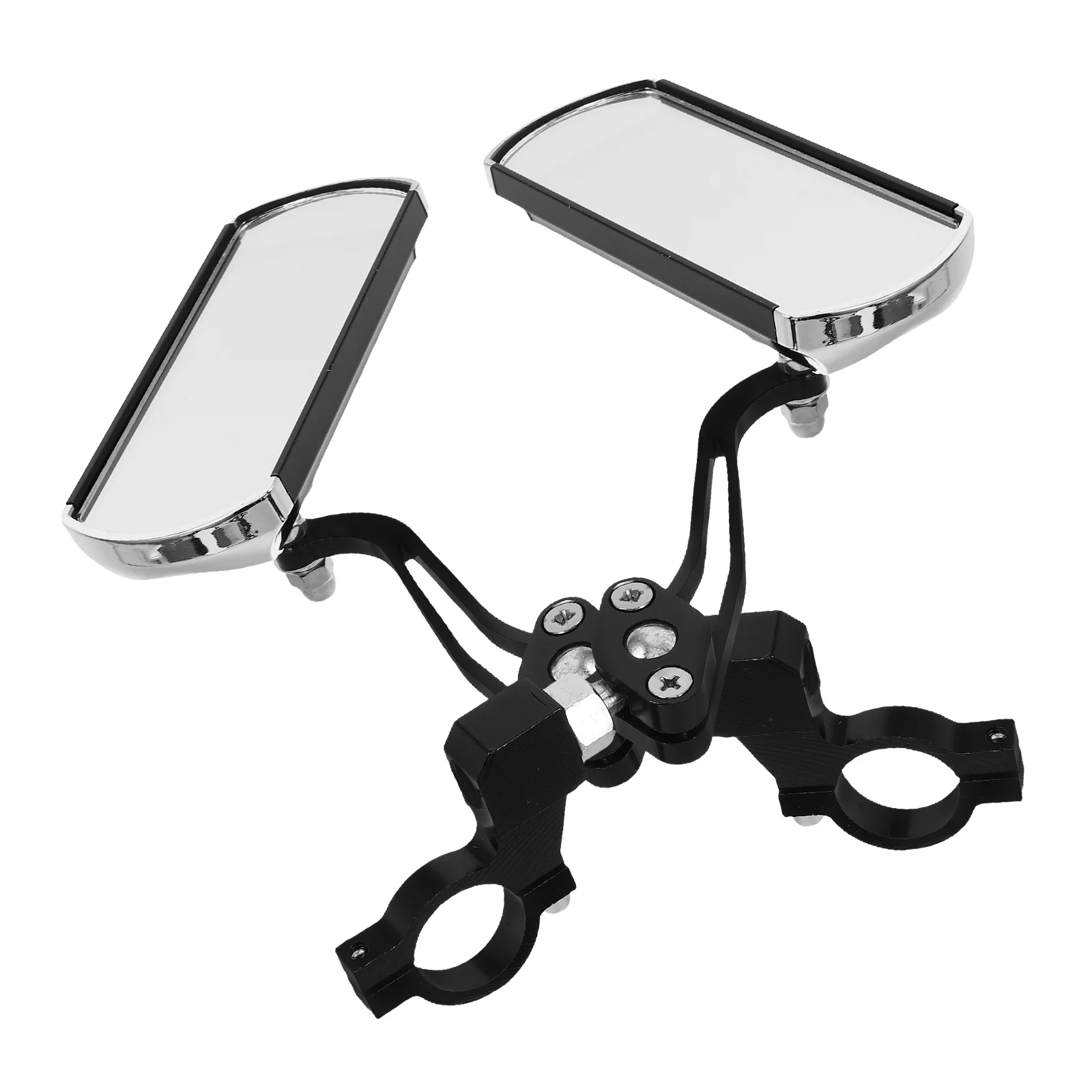 

1Pair Cycle Mirror 360deg Rotation Enhanced Reflective Surface Wide Coverage Easy Installation Road Mountain Bikes