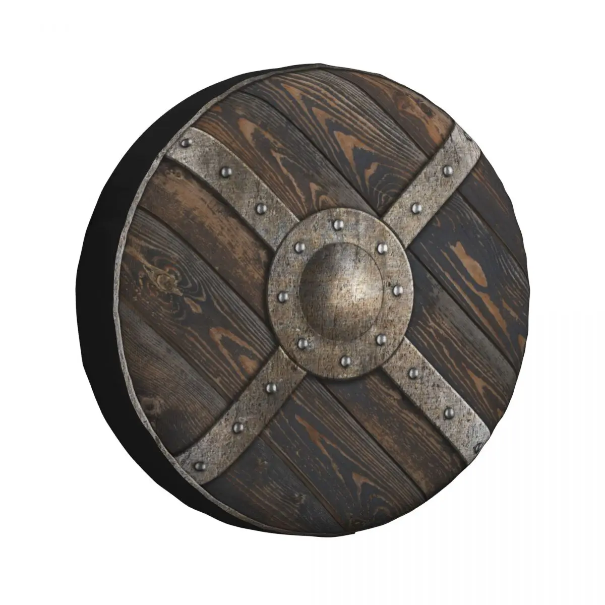 Vintage Round Viking Shield Spare Tire Cover for Jeep Pajero SUV RV Car Wheel Protectors Accessories 14