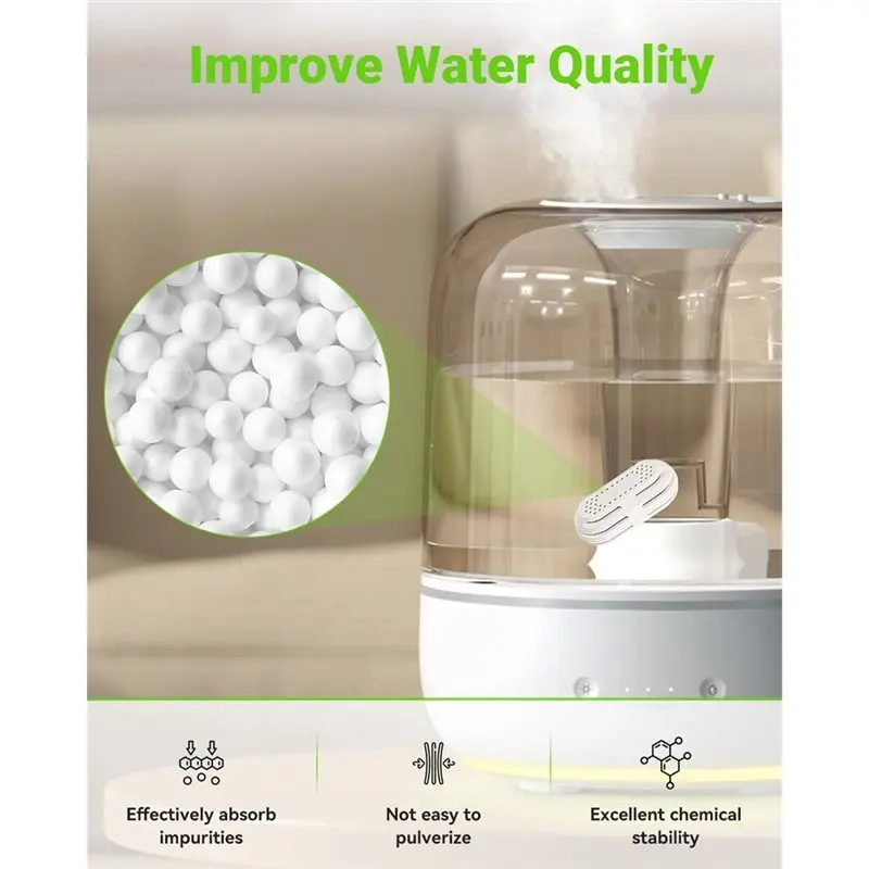 A50Q-10Pack Demineralization Cartridge For LEVOIT Top Fill Humidifiers,Humidifier Water Cleaners,Efficiently Reduce Dust&Odor