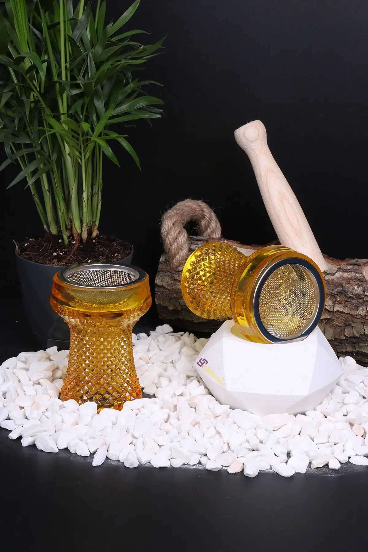 Pipa Rokok Kaca Hookah Yt Kuning Kualitas Bahan Arang Mangkuk Botol Aroma Kafe Shisha