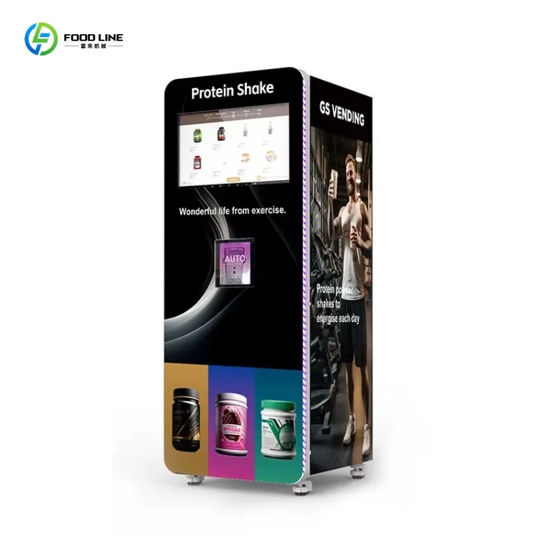 Factory Price High Performance Protein Shake Vending Machine, Independent Mixing System Beverage Dispenser for Gym Fitness
