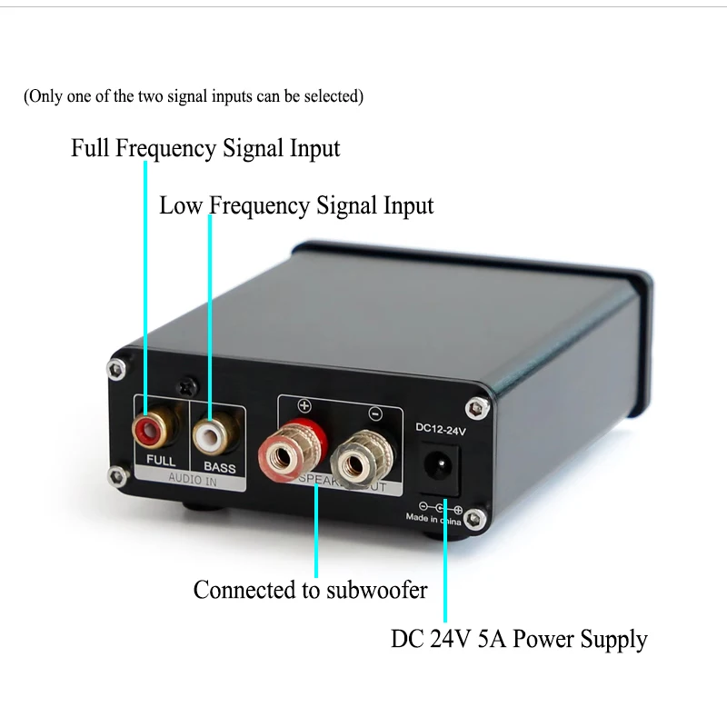 Hi End TPA3116 Digital Power Amplifier Mono Class D Subwoofer Plate Speaker Amplifier 100W For Home Audio Far than MA12070  Amp