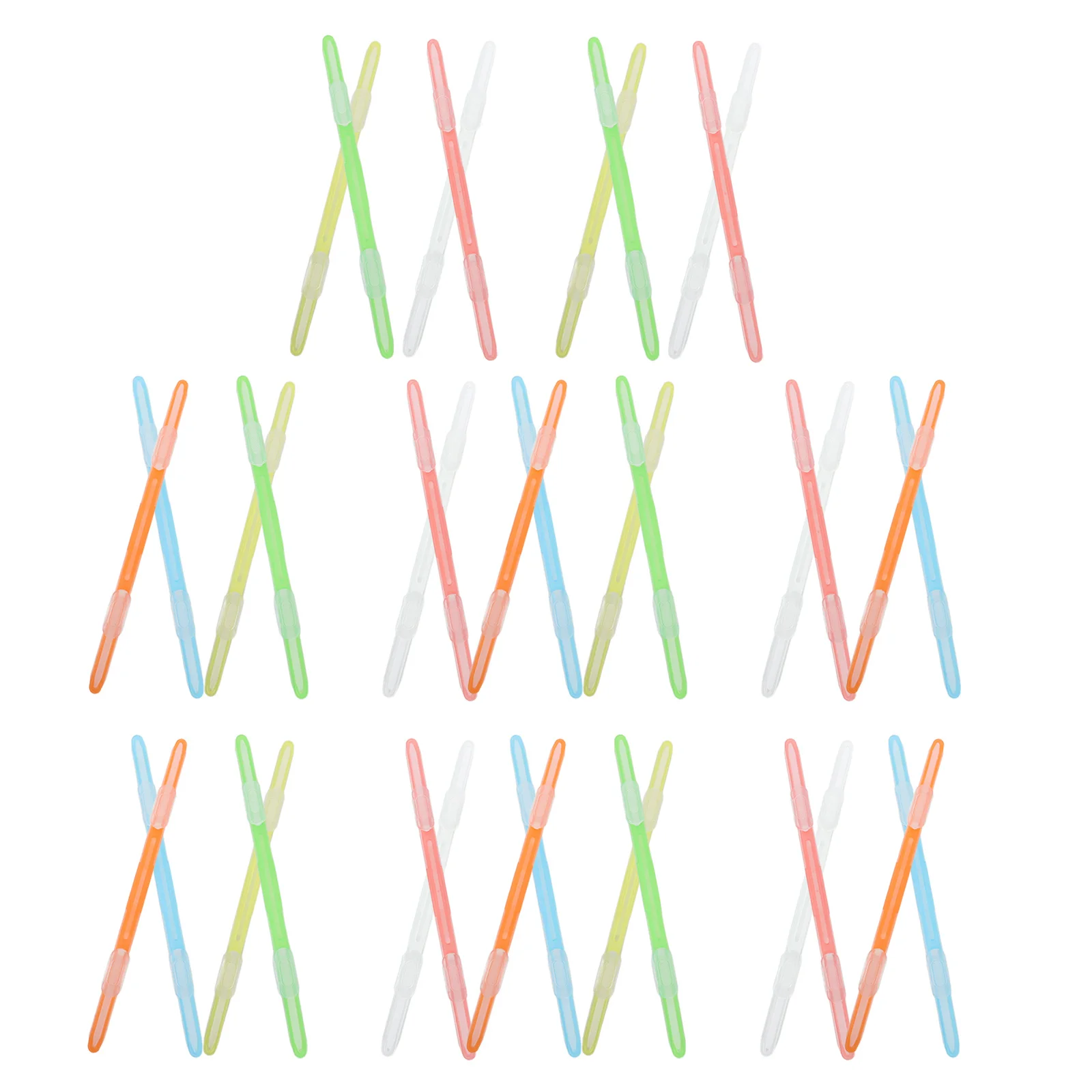 

36Pcs Double Hole Binder Clips Plastic Document Fasteners for School Office Paper Organization File Binding Clips