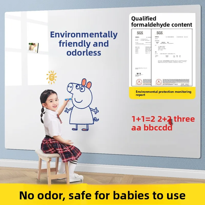 Whiteboard Wall Sticker Home Drawing Graffiti Magnetic Erasable Writing Board Learning Small Blackboard Drawing Pad