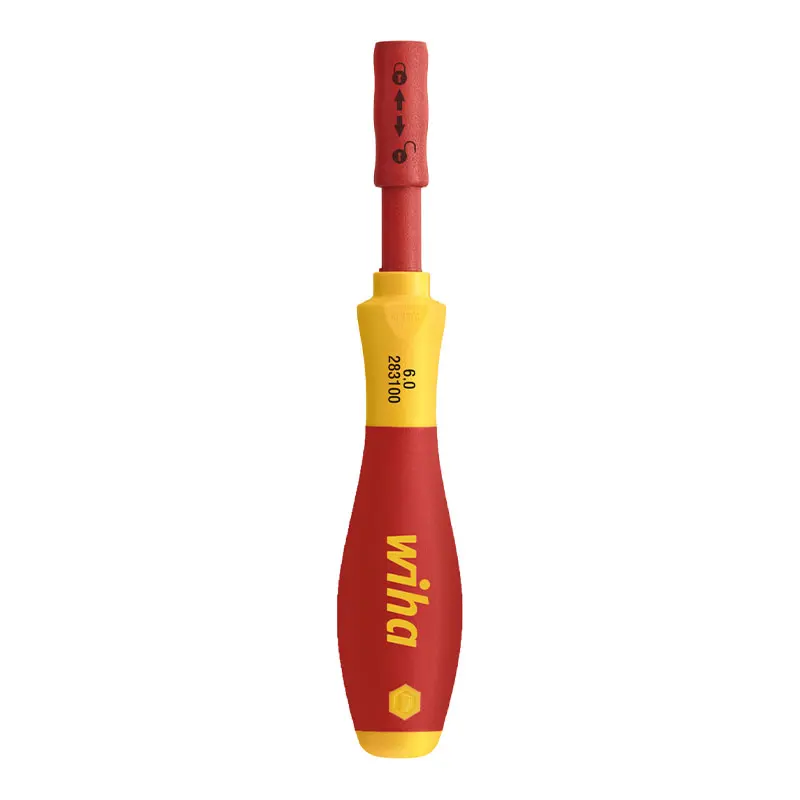 Wiha 34577 SoftFinish Screwdriver with Bit Holder for SlimBits Flexible Compact Mobile Screwdriver Set