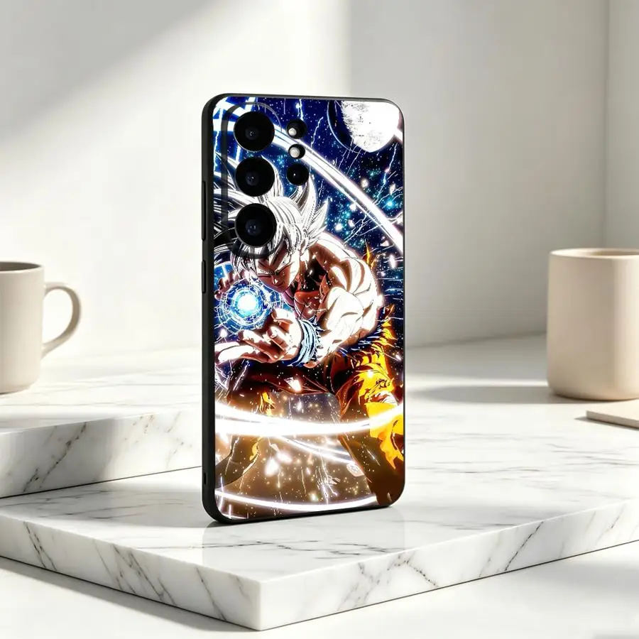 Case for Samsung Galaxy S26 Ultra S24 Note 20 8 9 10 S25 Plus S25+ S20 S24+ S10 S9 S23 S21 FE S26+ Phone Cover Dragon Balls Goku