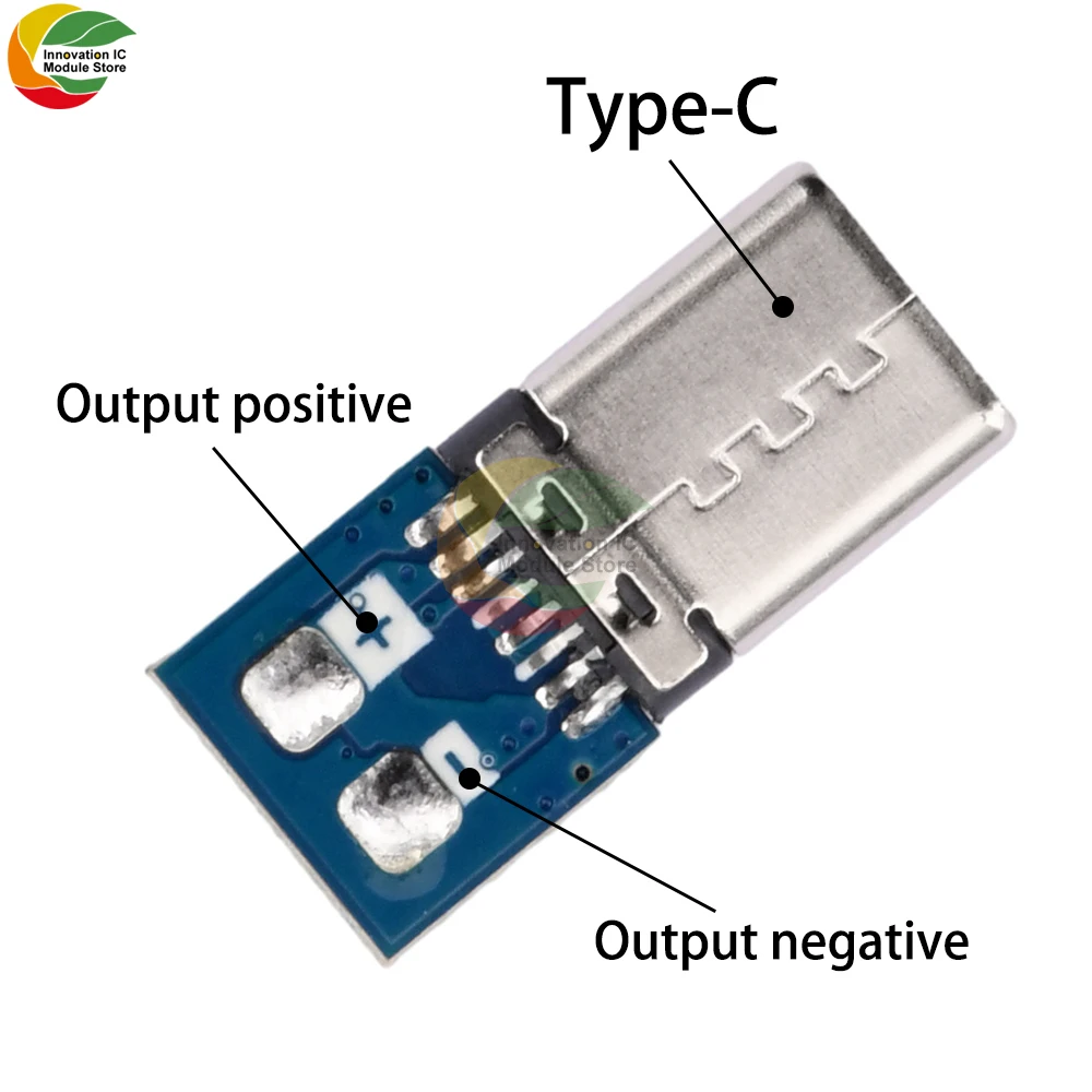 PD QC 2.0 9V 12V 15V 20V Decoy Power Aging Board Fast Charging Trigger Module Adapter Type-C Male