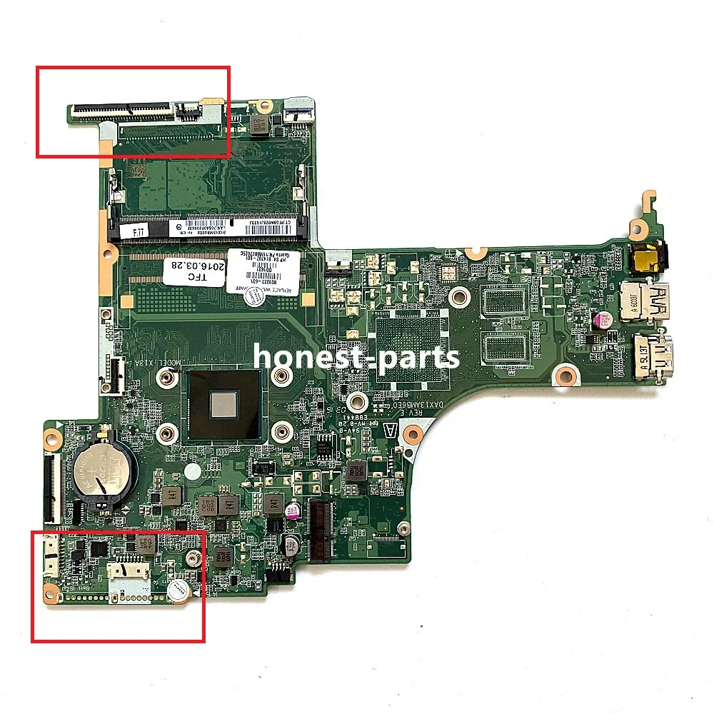 

100% новая материнская плата для HP Pavilion 17-G с процессором N3700 809323-601 DAX13AMB6E0, работает хорошо