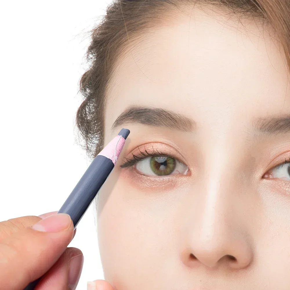 1PCS Waterproof Eyebrow Pencil Free Cutting Natural Long Lasting Paint Black Brown Coffee Microblading Permanent Eyebrow Make Up