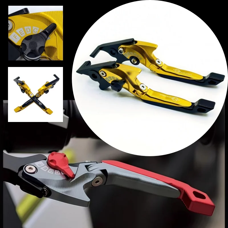 For Kawasaki NINJA 650R/ER-6F/ER-6N 09-16 VERSYS (650cc) 07-14 Motorcycle Parts 3D Brake Lever Foldable Adjustable Handle Levers