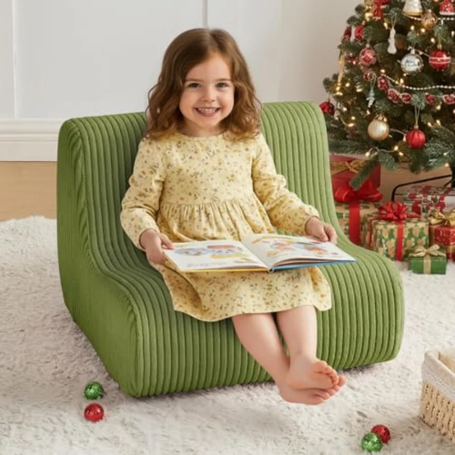 

Bean Bag Chair Ultra-Soft Toddler Bean Bag Sofa with Foam Small Toddler Comfy Lazy Lounger Chairs for Playroom or Bedroom - Bir