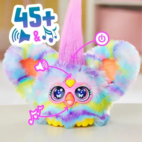 Ny Hasbro Furby Anime Tecknad Söt Elektronisk Musikleksak Kreativ Pedagogisk Leksak Bordsdekoration Julklapp 8 best sales Furby Original 1999 - №3