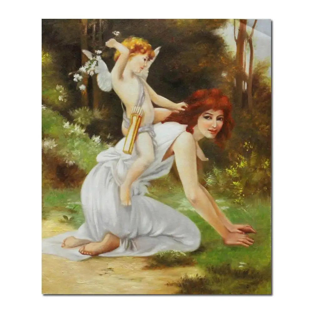 

Cupids Folly Paintings by Guillaume Seignac impressionist art High quality Hand painted