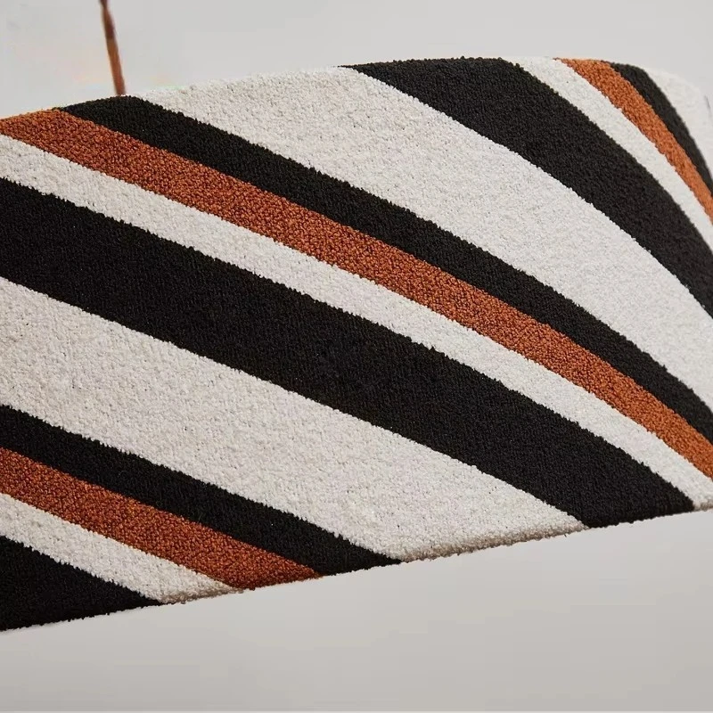 Атмосфера Maillard Подвесные светильники для ресторана Led E27 Винтажная ткань Художественная декоративная подвесная лампа Кухонный стол Гостиная Салон