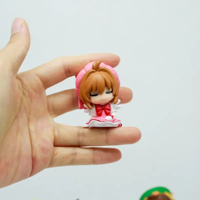 

Cardcaptor Sakura Doll Blind Box Toys Sleeping Pose Shoulder To Shoulder Q Version Cute Anime Figure Kids Gifts