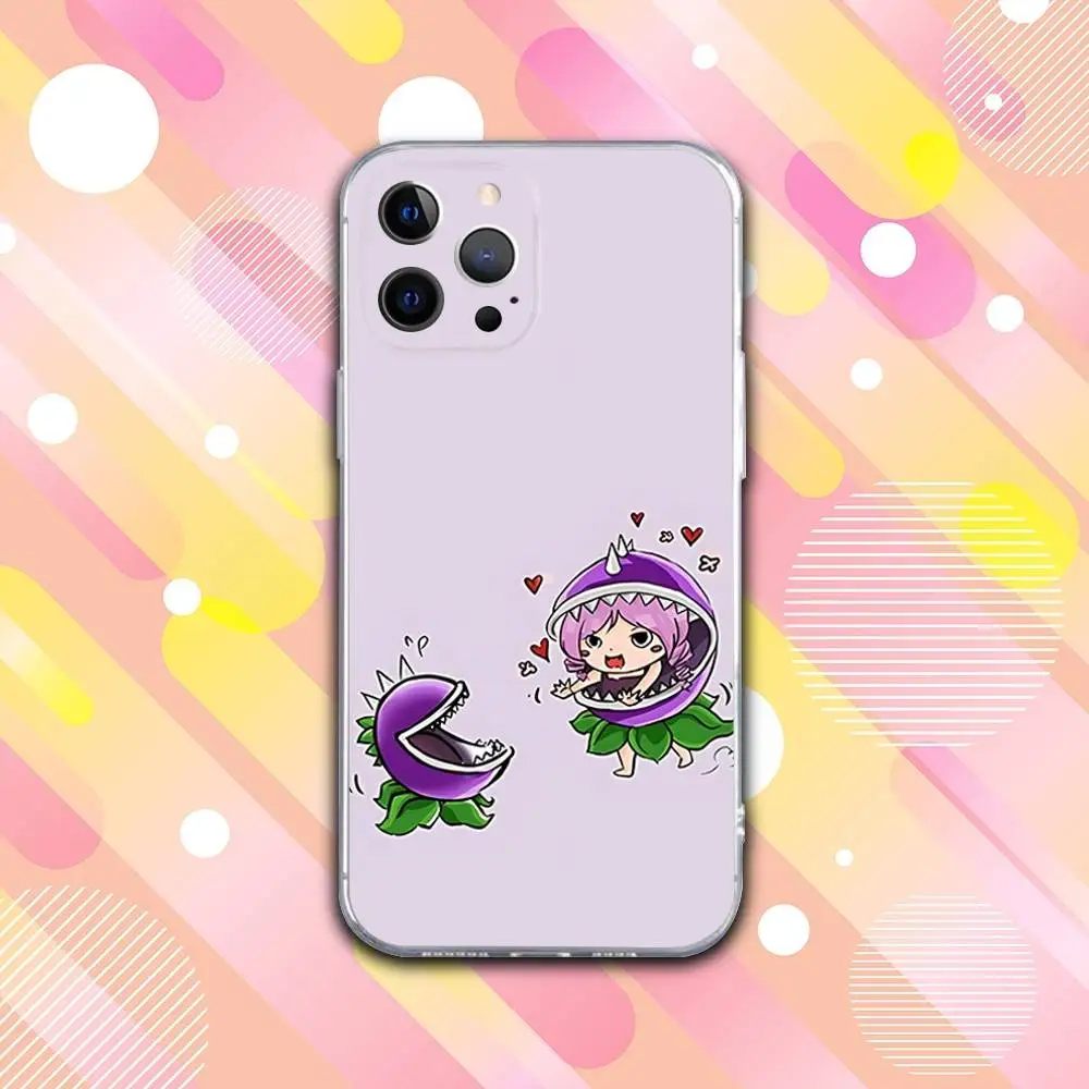 P-Plants Cute vs Z-Zombies Phone Case For iPhone 17,16,15,14,13,12,11 Pro,Max,Plus,X,XS,XR,SE4,E Mini Transparent Soft Cover