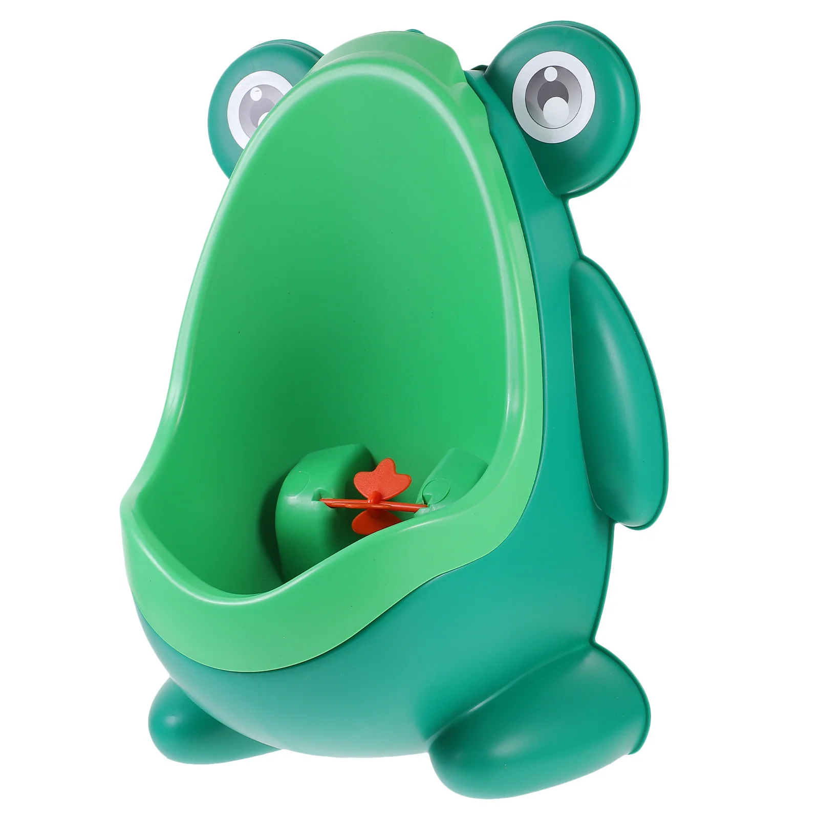 1Pcs Cartoon Frog Urinal Potty Premium PP Material Durable Practical Easy Install Mounted Space Saving Fun Windmill