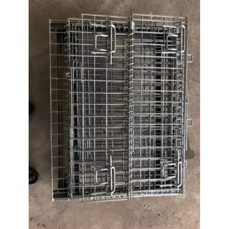 Custom. قفص معدني محمول للحيوانات الأليفة مع غطاء أدوات وعربة التسوق الفولاذية القابلة للطي والمواد دعم التخصيص OEM #6