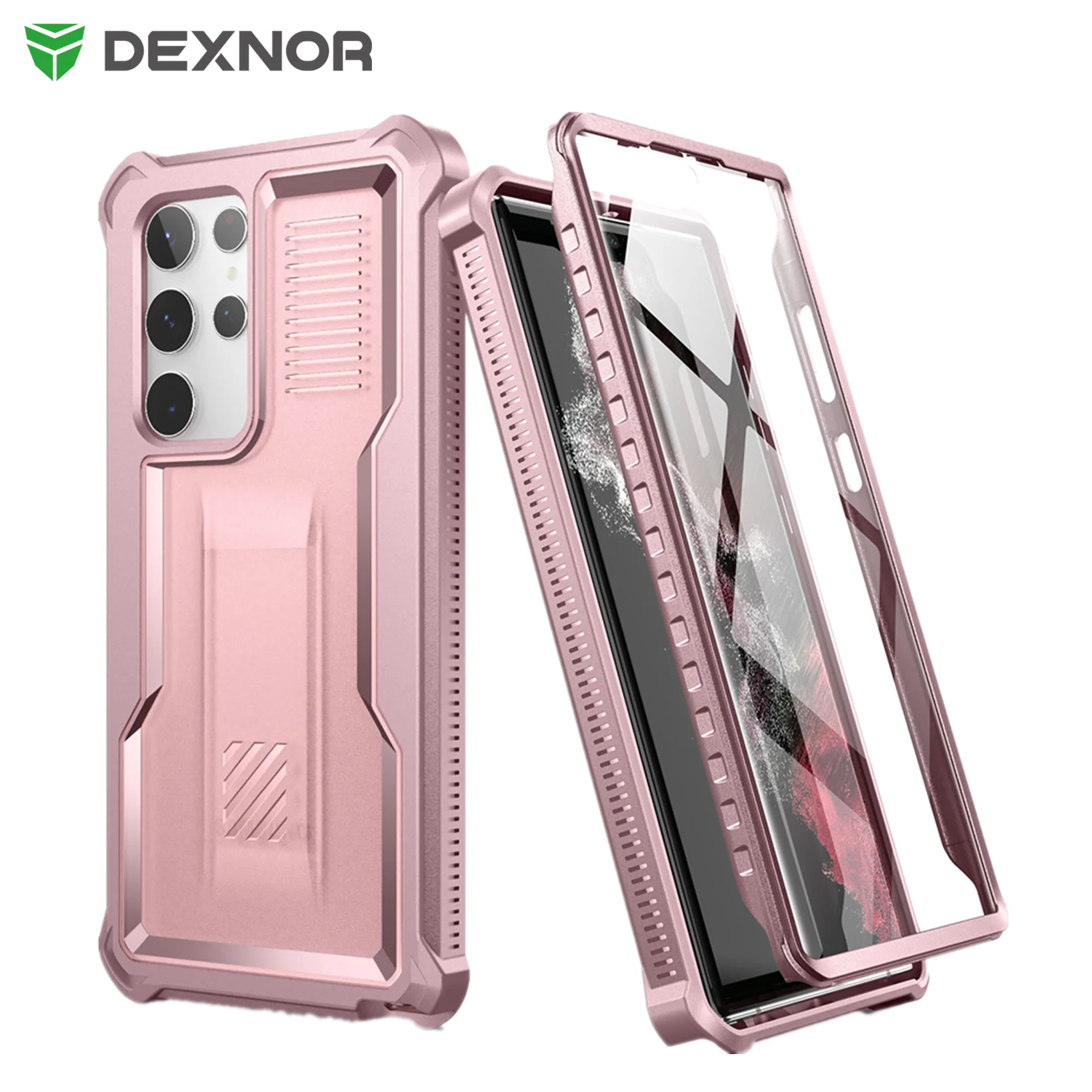 

Ультрапрозрачный полноразмерный прочный защитный противоударный жесткий сверхпрочный двойной бампер для Samsung Galaxy S22