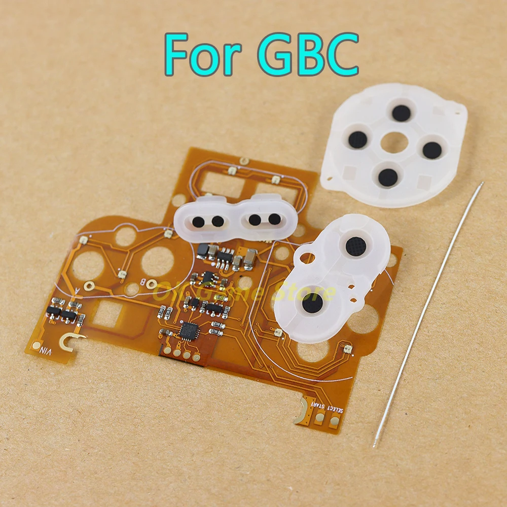 10sets bButton Light Kit For GameBoy Color LED Light Ribbon Board GBC DIY Button Light Color Modify Kits