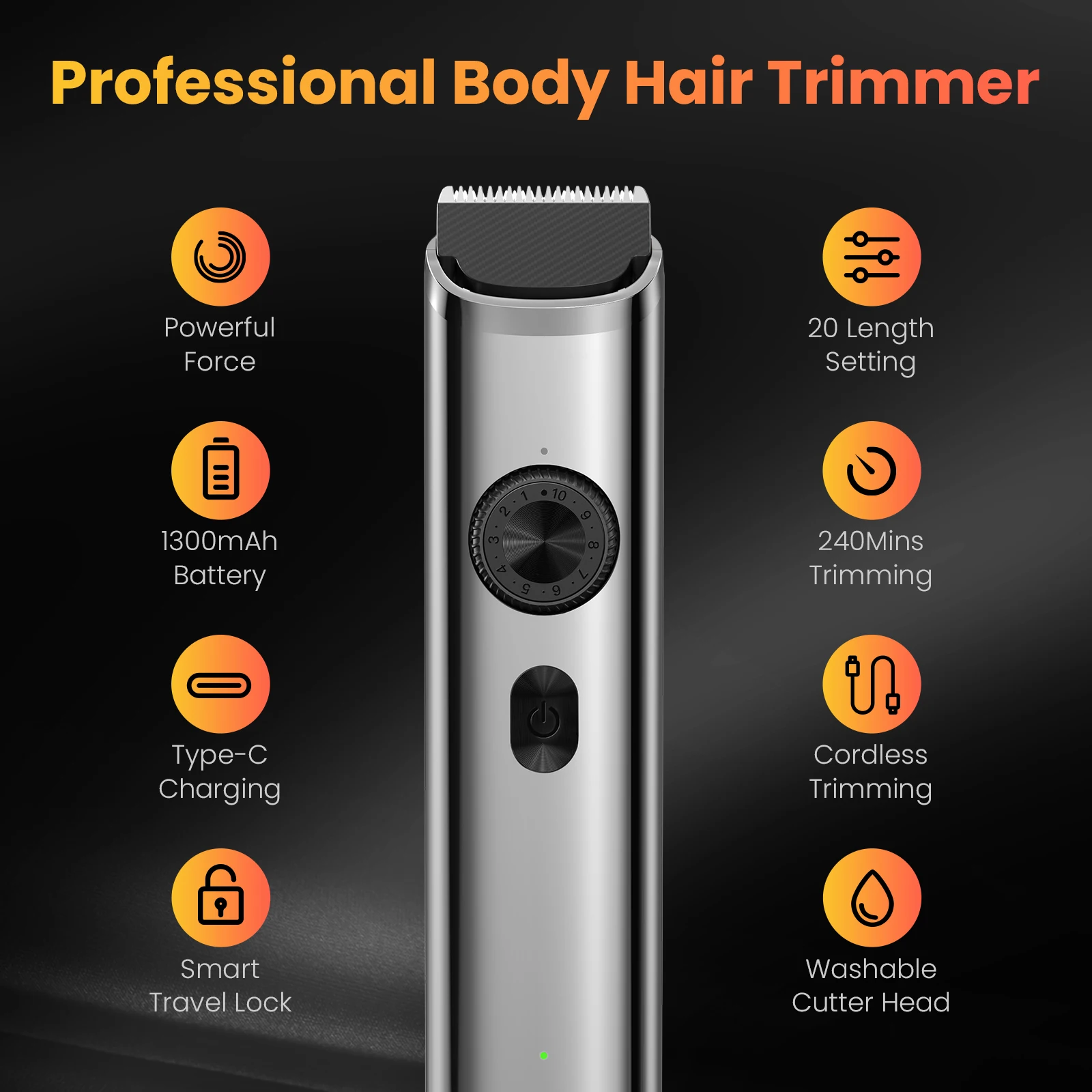 Sejoy F1 Professional Hair Clippers For Men Rechargeable Electric Hair Trimmer Cutting Machine Cordless Barber Trimmer