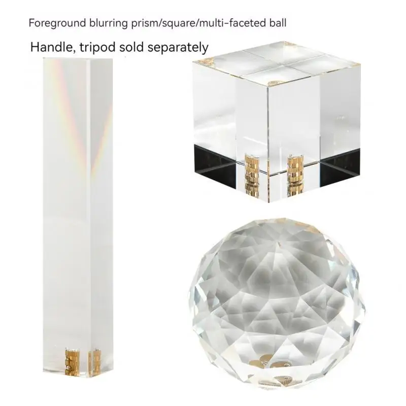 Magic Light Photography Crystal Ball Prism Cube Fantasy Prop Camera Lens Magic Halo Filter