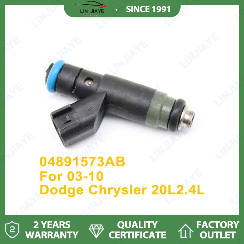 

1/4Pcs Fuel Injectors 04891573AB 812-12142 Fit For Chrysler Sebring Pt Cruiser For Caravan For Neon For Stratus 2.4L