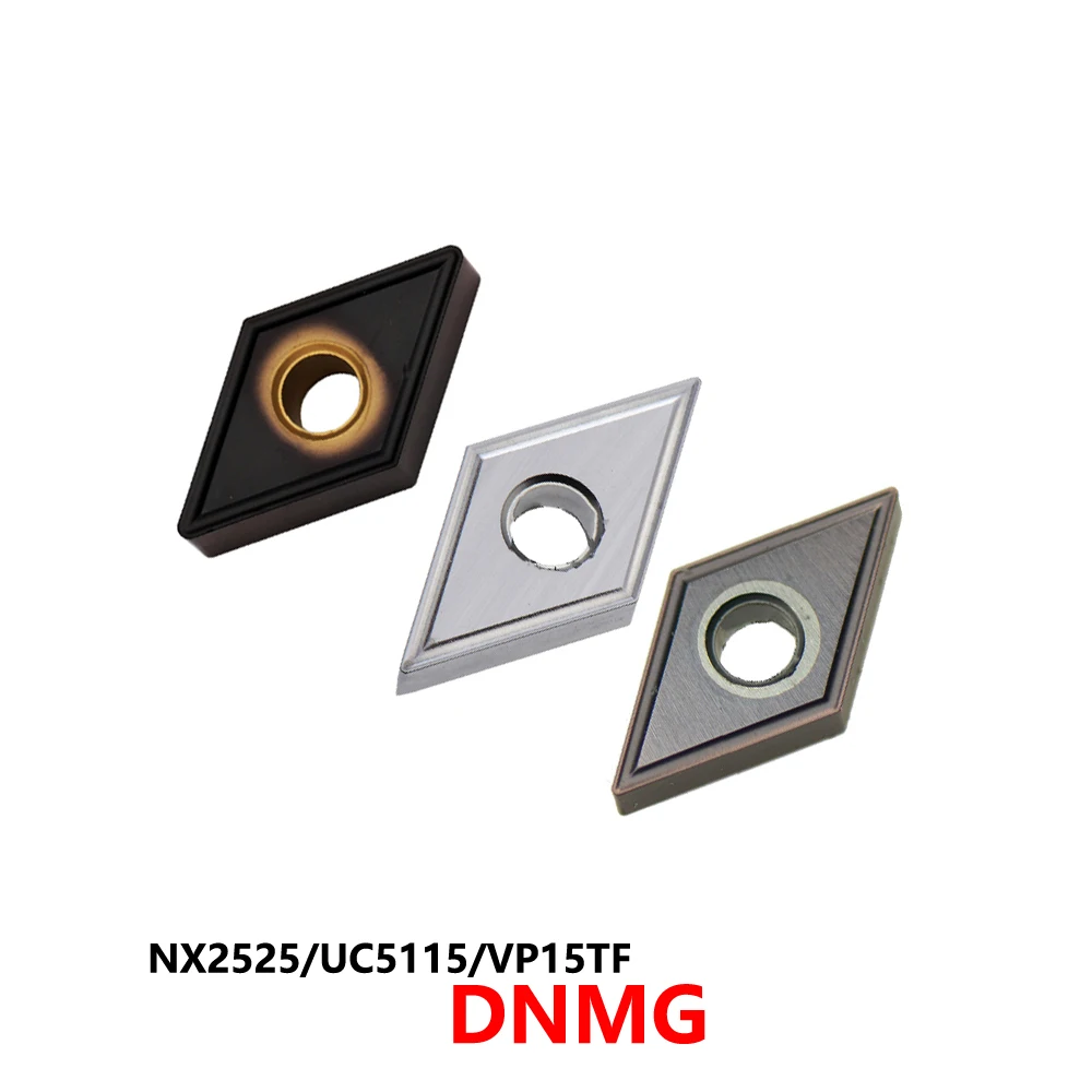 

Original DNMG150404 DNMG150408 DNMG150604 DNMG150608 DNMG150612 NX2525 UC5115 VP15TF Carbide Inserts CNC DNMG 150404 Blade Tools
