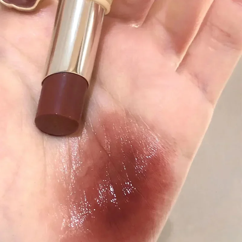 Rouge à Lèvres Hydratant avec Effet Miroir, Thé Rouge Brun, Clip, Gelée, observateur, Solide, Jules Glaze, Teinte, Maquillage, Cosmétiques, Nouveau