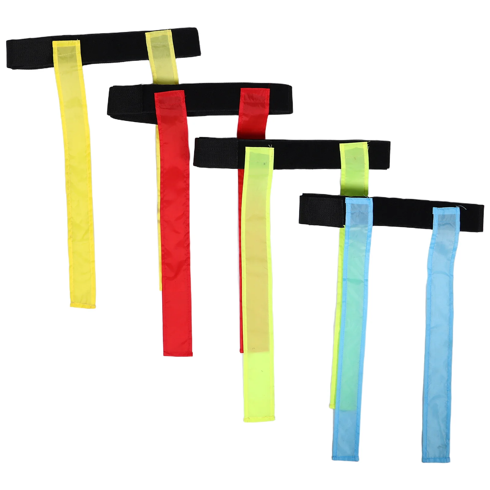 4Pcs Rugby Flag Belts Lightweight Outdoor Game Waist Flags Flag Football Training Sports Team Play Football Waist Belt