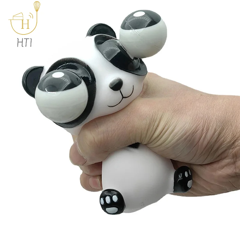 Explosive Eye Doll Decompress Toys Anti-Stress Pressure Panda Decompression Squeeze Ball Children Adult Soft Gift