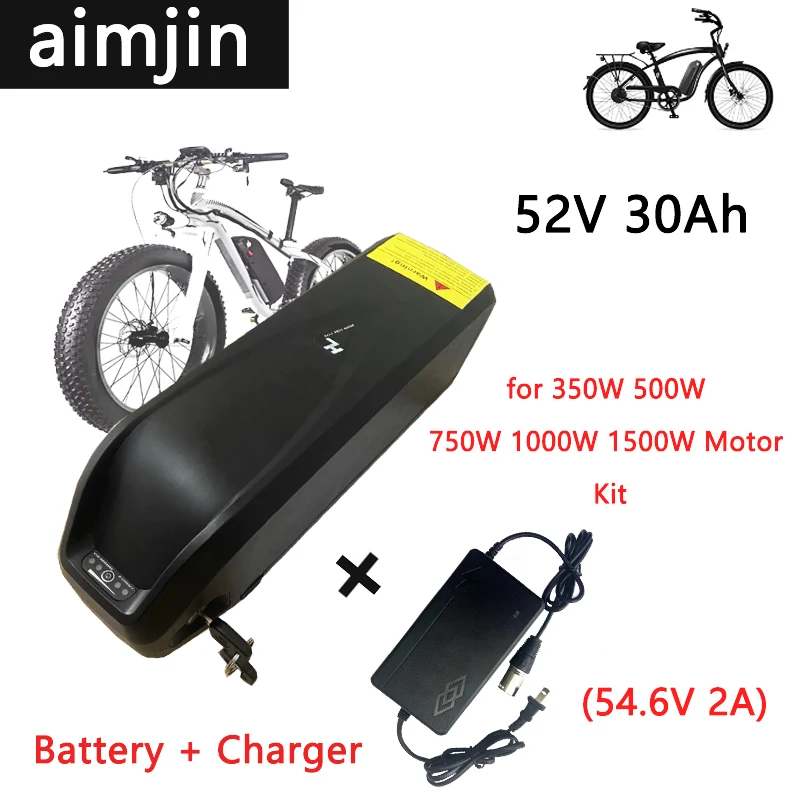 52V 30Ah Battery for 30000mah Hailong G80 Max 2000W Accessories 18650 Originele Cells and Charger