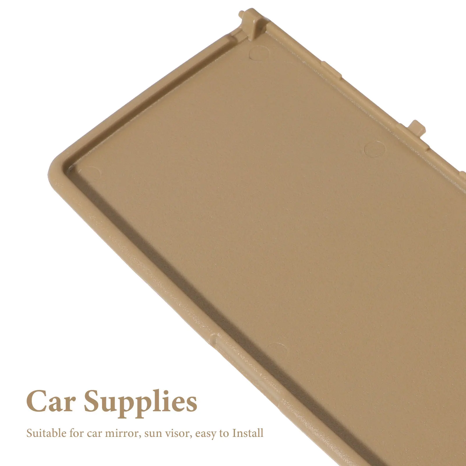 

Sun Visor Makeup Mirror Cover for Car 2007-2011 Deep Beige Vanity Covers Interior Accessories Replacement Truck Mirror