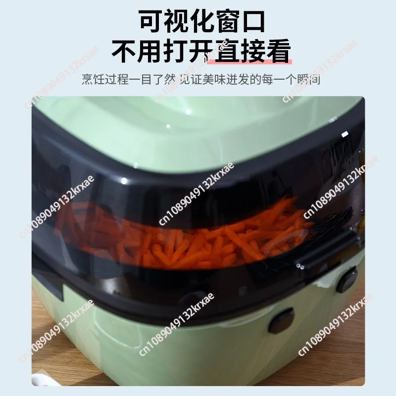 Visual air fryer household large-capacity oil-free electric fryer automatic multi-function intelligent French fries machine