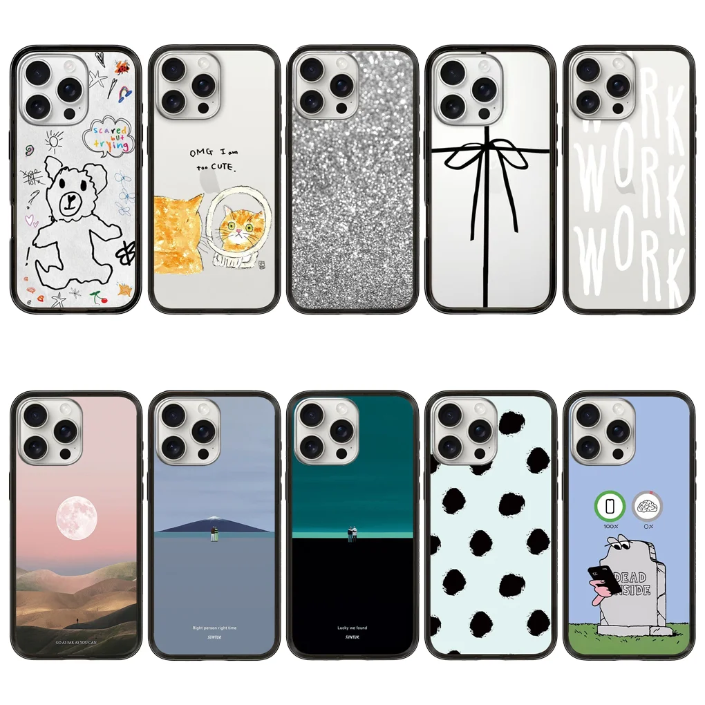 

Work New Type Acrylic Border Letters IPhone 13 14 Pro 15 Pro 16 Pro Max Case - Protective IPhone Case