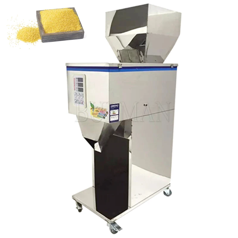 Vertical Digital Control Candy Packaging Machine Particle Pouch Gummy Weigh Filling Machine For Dry Spices Powder