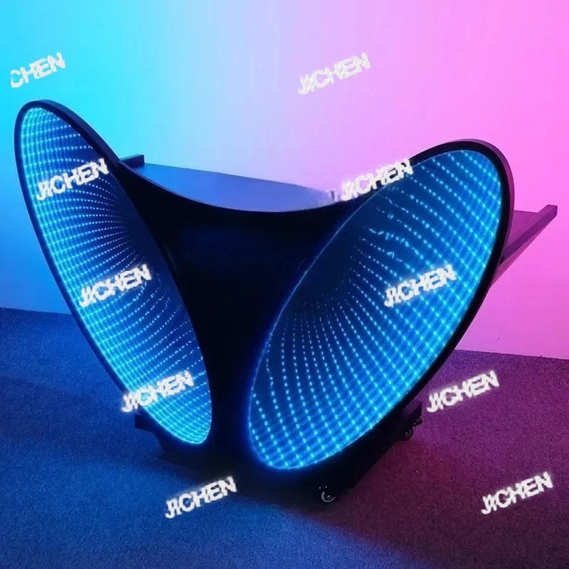 

ZQR Стенд Светодиодные стендные столы Светящаяся портативная барная стойка с подсветкой, специальный ночной клуб