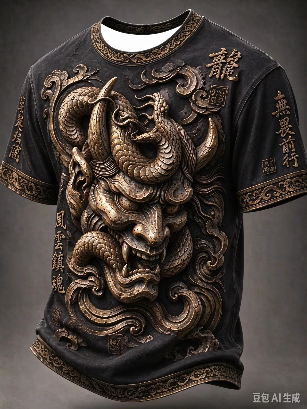 Summer Fashion New Magic Dragon Head Design 3D Print Men Women's Sports Outdoor T-Shirt Street Breatha Quick-dry Family Clothing