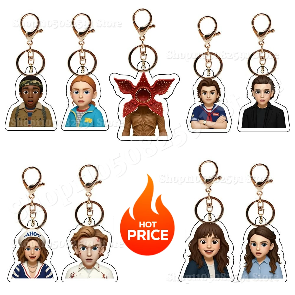 

Брелки «Очень странный», украшения для рюкзака, подарки для вечеринок, сезон «Снова в школу», аксессуары для друзей, детали, рождественская модель, кукла, игрушка в подарок