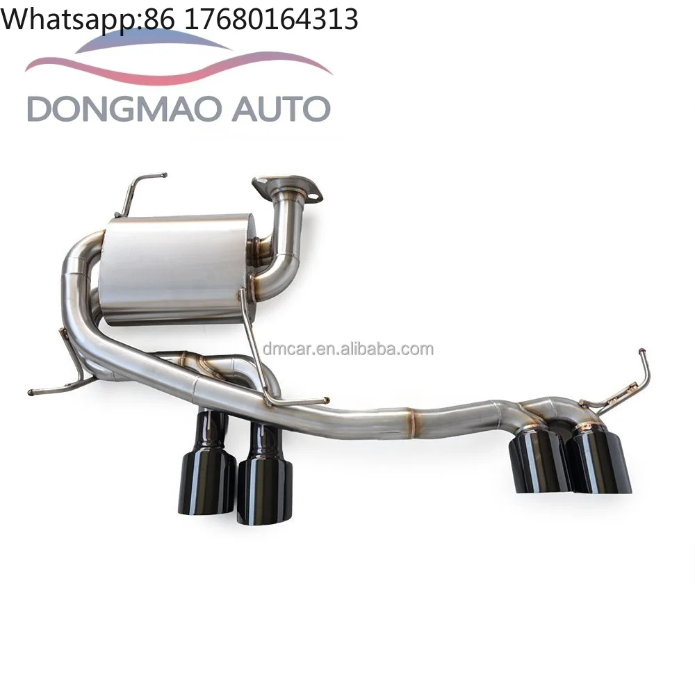 Suitable for BMW E90 E92 320i 318i 325i 2007-2012 Sports Car Sound Exhaust Four-outlet Exhaust Tip Compatible with M3 Diffuser