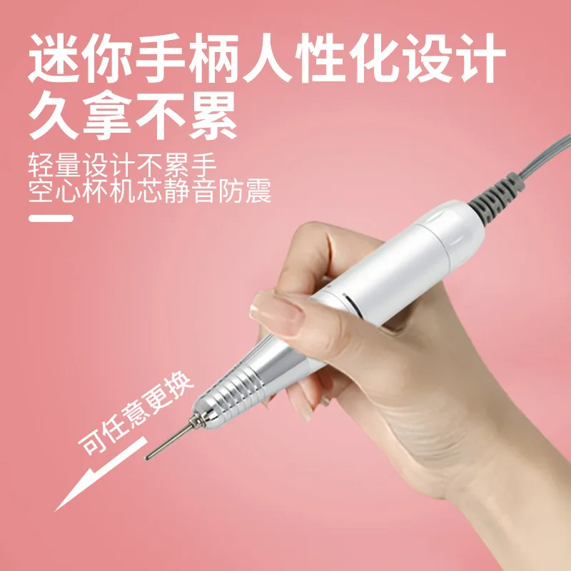 SG708 140W 3-IN-1 Nail Dust Vacuum Cleaner Electric Drill UV LED Lamp Manicure Machine Salon