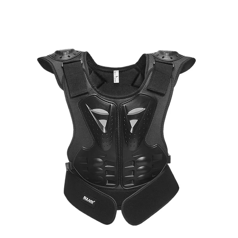 Equipo de protección para patinaje sobre ruedas para niños, protección para el pecho para patinaje sobre hielo, protección para la espalda, armadura nocturna