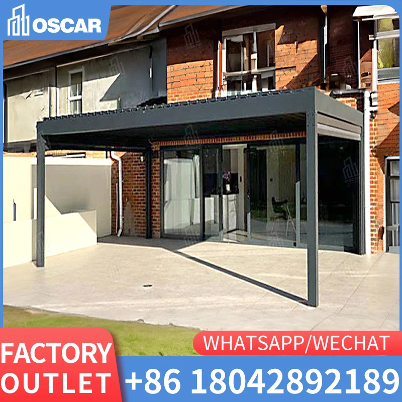 

Modern gardesol patio awning automatic louver swimming aluminum bioclimatic motorized adjustable roof kits louvered pergola