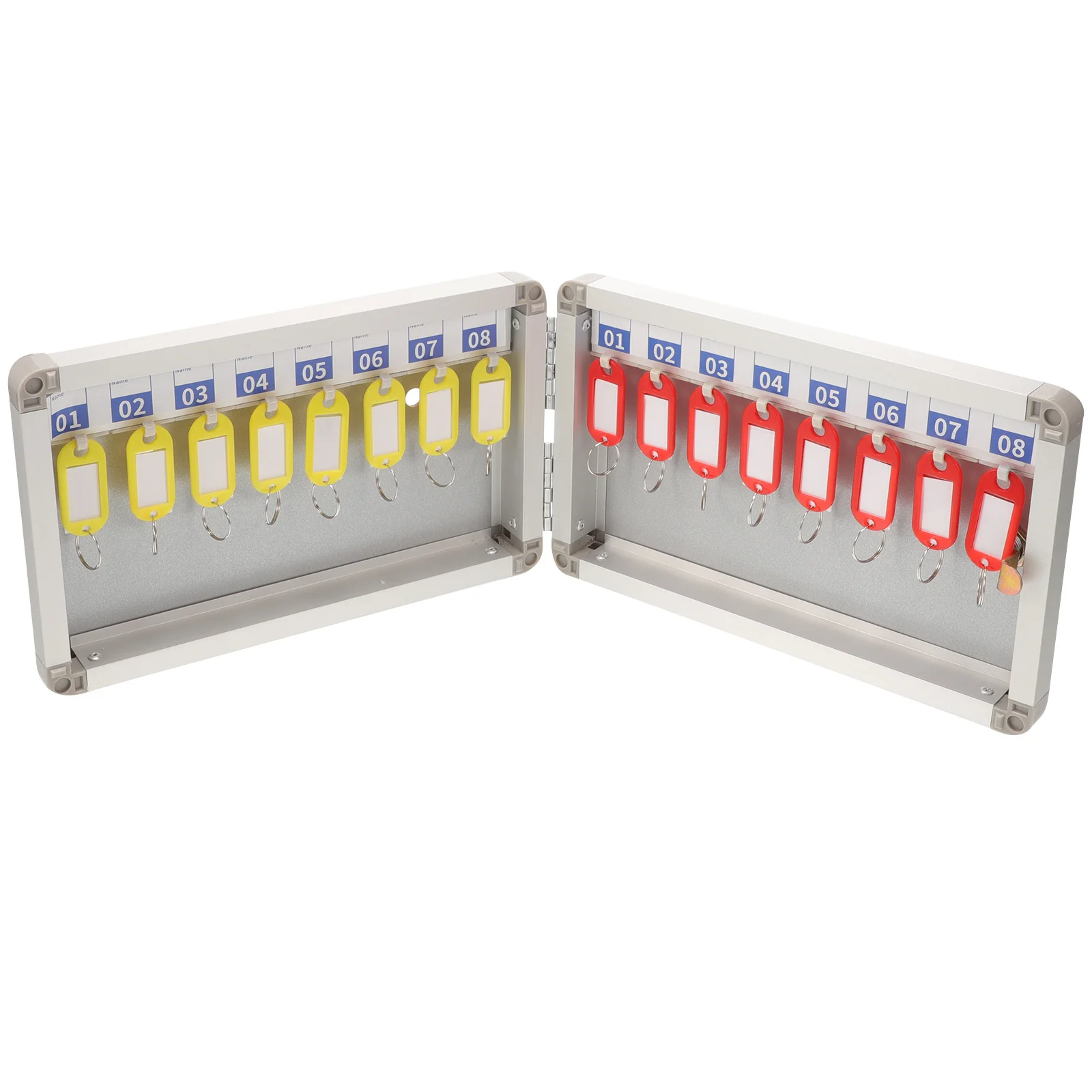 KICHOUSE Wall Mounted Key Box Organizer Lockable Storage Cabinet for Home Office