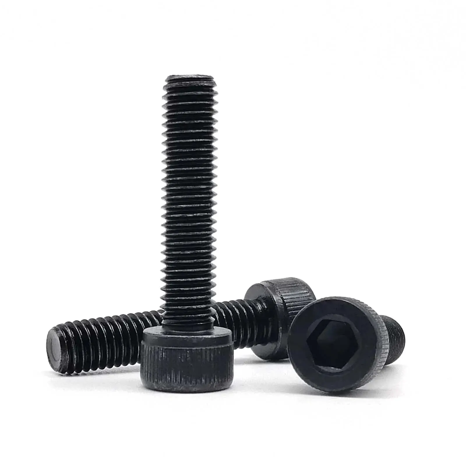400pcs M2 M3 10 Sizes Allen Hexagon Hex Socket Head Cap Screw Bolt Hex Nut Set Mix Assortment Kit Box Black Grade 12.9 Steel