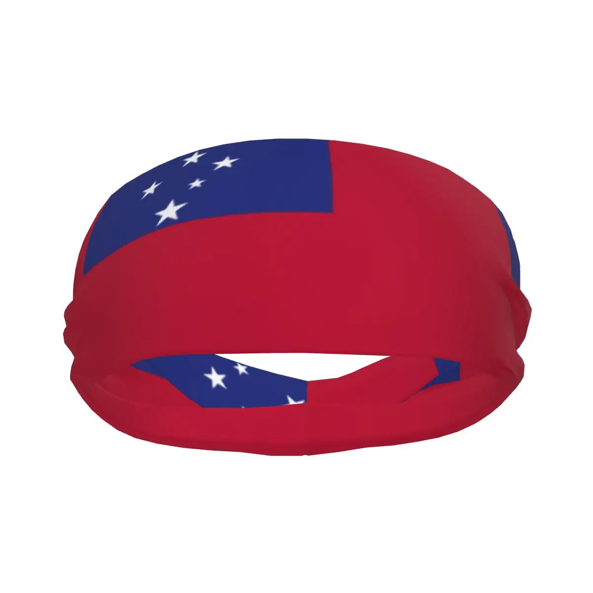 Banda elástica para el cabello con bandera del Estado Independiente de samoana, diadema de Yoga, Aro para el cabello de maquillaje, envoltura para la cabeza