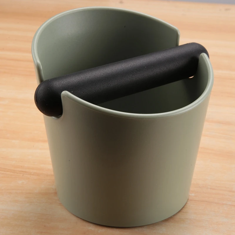 AGLH Coffee Knock Box Grounds Coffee Grind Dump Bin Anti Slip Coffee Powder Residue Box Coffee Tools Bucket Cafe Accessories